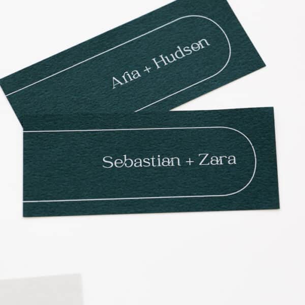 Emerald City of Arches Wedding Invitation - Image 5