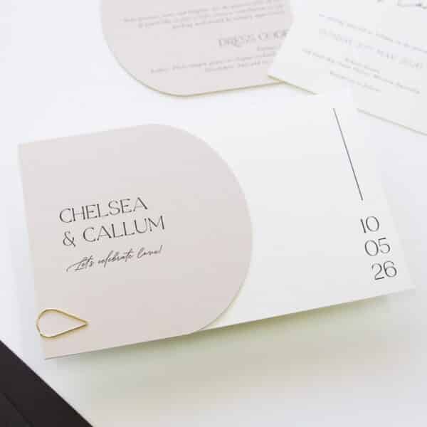 Horizon Arch Wedding Invitation - Image 2