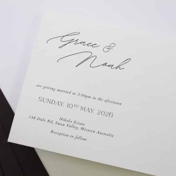 Horizon Arch Wedding Invitation - Image 3