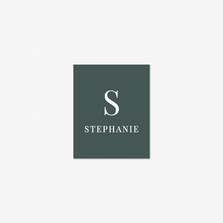 Flat Place card