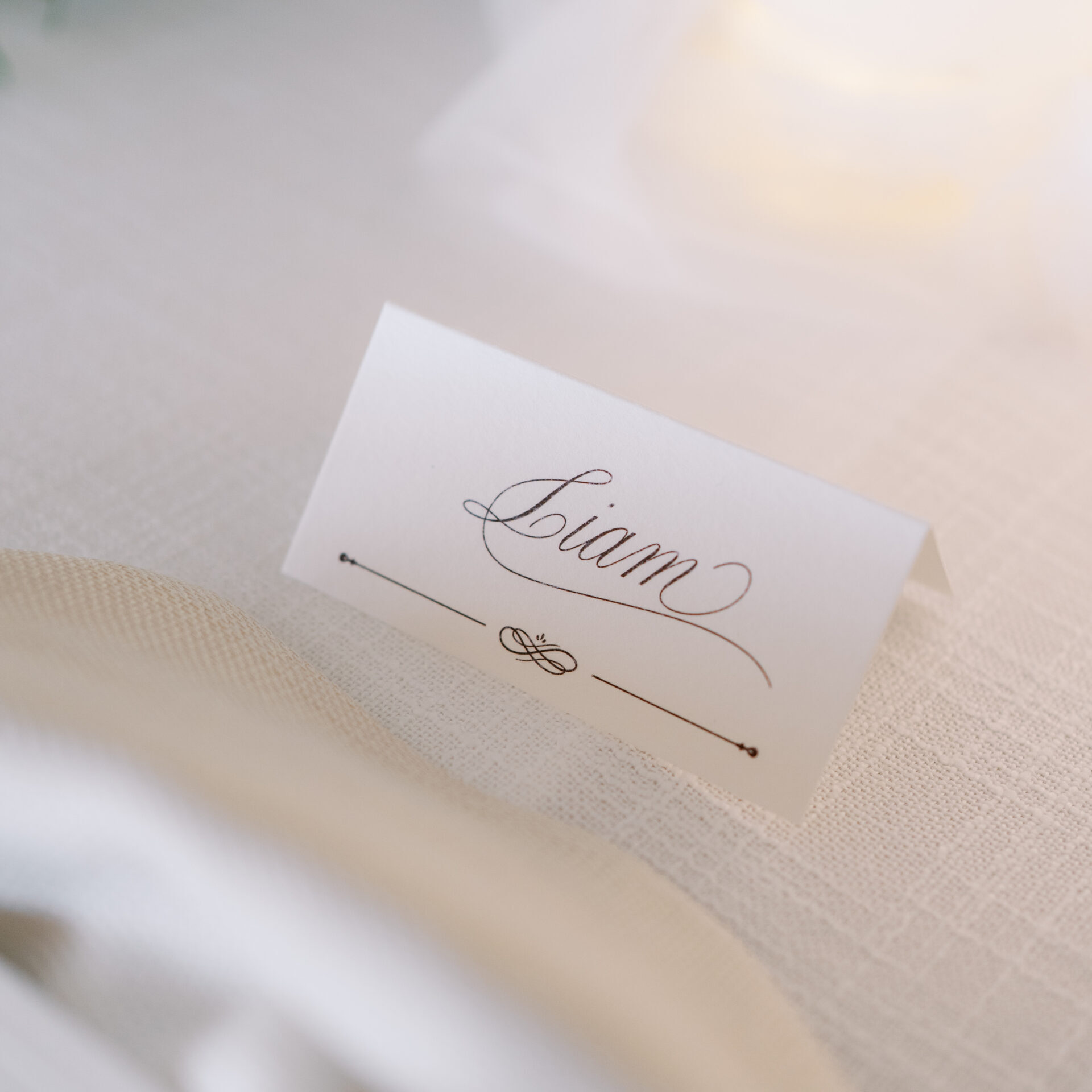 Tent Style Place card - Image 2