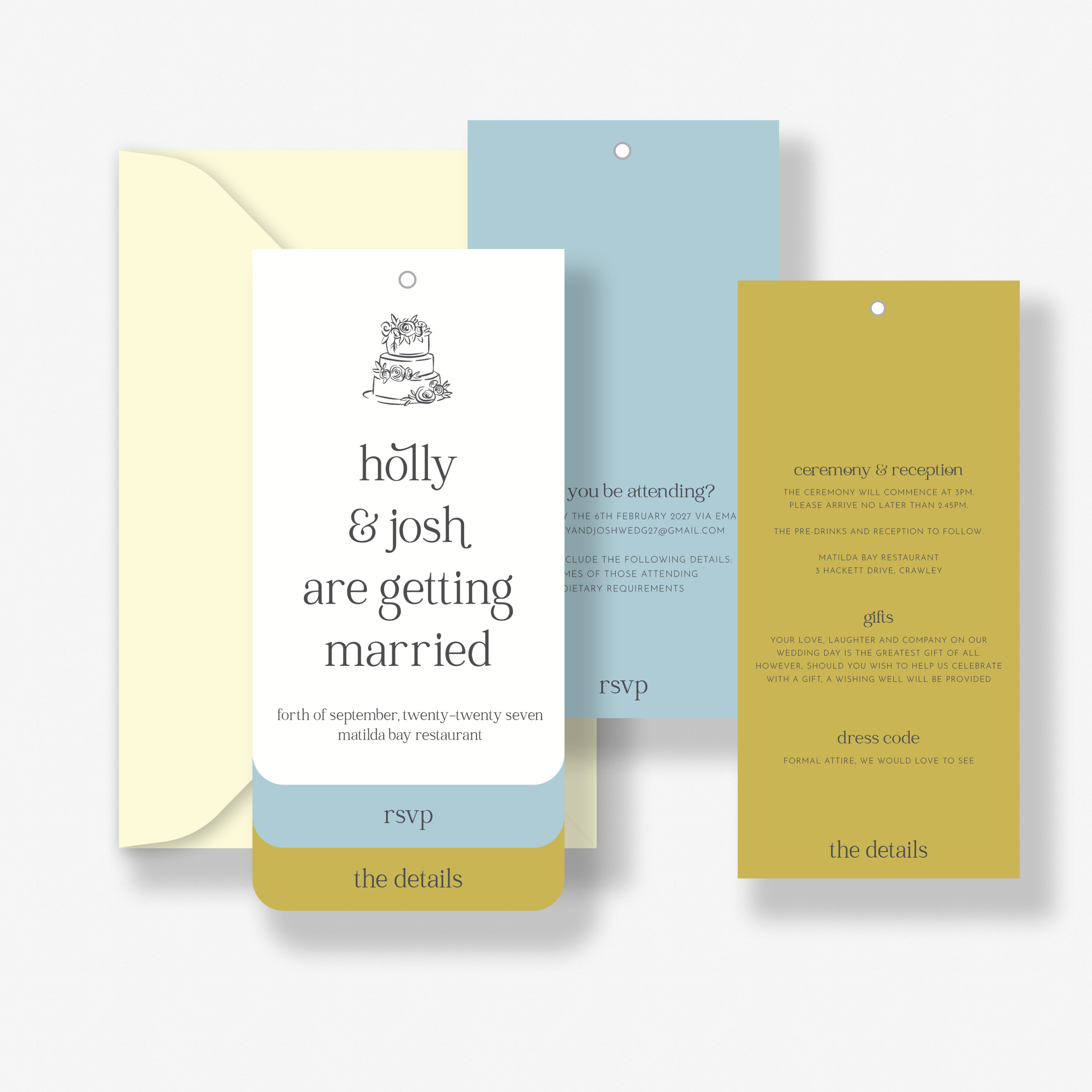 Layered Delight Invitation Suite
