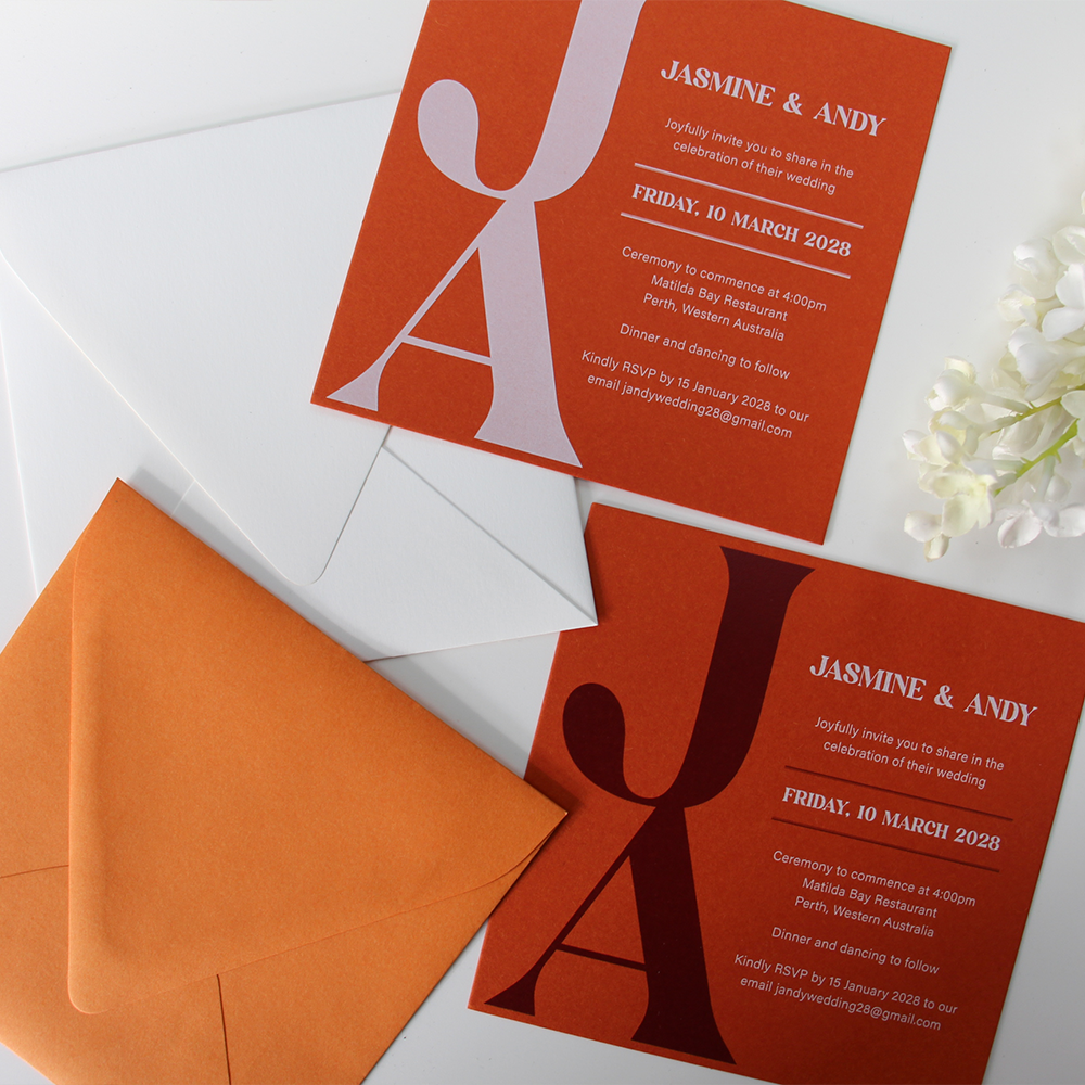 Arancia Wedding Invites